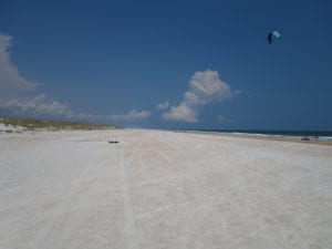 Anastasia Island Beach Looking North