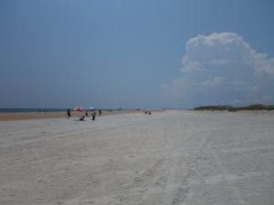 Anastasia Island Beach Looking South