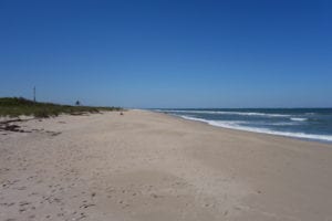 Peck Lake Beach Looking North