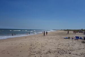 Peck Lake Beach Looking South